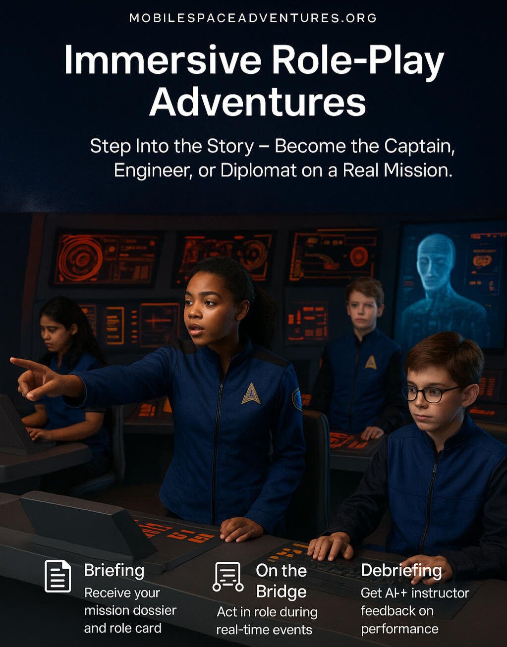 Space Adventures Starship Simulators for Science Education
